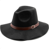 Chapéu Fedora Floppy Feltro Aba Média Cata Ovo Unissex