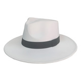 Chapéu Fedora Masculino Feminino Feltro Aba Grande De 8 5cm