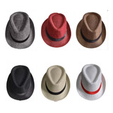 Chapéu Masculino Social Panamá Gangster Italiano Antigo