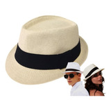 Chapéu Moda Panama Aba Curta Malandro Fedora Tamanho 60