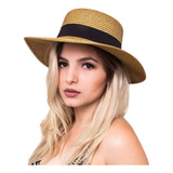 Chapéu Paris De Praia Passeio Feminino Aba Média Tendência