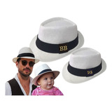 Chapéu Personalizado Moda Panama Pai E