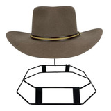Chapéu Pralana Country 100 Lã C Bandinha De Couro Aba 8 Cm