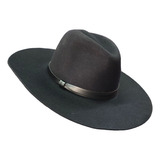 Chapéu Pralana Preto Bandinha Em Couro Lançamento Country