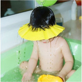 Chapéu Protetor Shampoo Viseira Banho Lava Cabeça Infantil