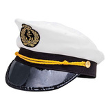 Chapéu Quepe Boina Marinheiro Marinha Festa Fantasia Unissex