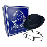 Chapéu Social Pralana Classic Alpaca Aba 6 Preto Ref 3360