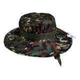 Chapéu Tático Militar Boonie Hat Airsoft Camuflado Selva