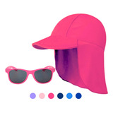 Chapéu Uv50 Óculos Sol Proteção Uv400