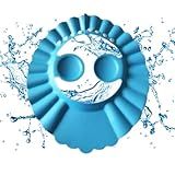 Chapéu Viseira Para Banho Lava Cabeça Infantil Bebê Criança Anti Shampoo Protetor Olhos Azul Rosa Impermeável Azul 