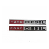 Chapinha Logo Lateral Ford Diesel Caminhões Antigos Par