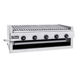 Char Broiler A Gás 110x60cm C Pedras 5 Queimadores Fire