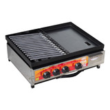Char Broiler Chapa Grelha Picanheira 600x500 A Gás 100 Inox