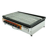 Char Broiler Grelha Picanheira 850x500 Gás 100 Inox Itajobi