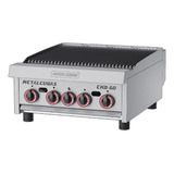 Char Broiler Metalcubas Chb60 A Gás Com 4 Queimadores Inox