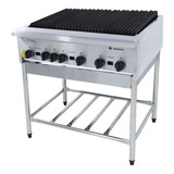 Charbroiler A Gás 90 Cm Profissional Com Pés Venâncio Cggp90