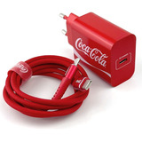 Charger Kit Coca cola Pd Charger Com 1 Saída Usb c Pd 20w