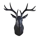 Charmers De Parede Grandes De 50 8 Cm Cabeça De Veado Falsa Cabeça De Animal Taxidermia Falsa Decoração De Parede Decoração De Casa De Fazenda Feita à Mão Decoração De Parede Rústica Chifres De