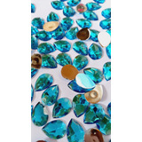 Chaton Colagem Gota Azul Ace 18x13mm Pacote Com 50gramas