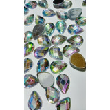Chaton Gota Colagem Cristal Furtacor 18x13mm Pacote 50gramas