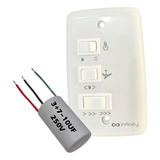Chave 3 Velocidades Capacitiva 10uf Ventilador De Teto 127v