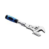Chave Ajustável Retrátil HUIOP Chave Ajustável Multifuncional Retrátil Manutenção Doméstica Chave Catraca Prática 180 Punho Ar Condicionado Banheiro Chave De Manutenção De Espaço Estreito