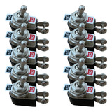 Chave Alavanca Knh 1s 2t 3a 250v On Off Botão Kit 10 Peças