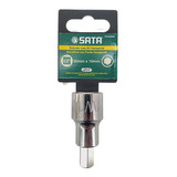 Chave Allen 10mm Soquete De 1 2 Com Bit 50mm Sata