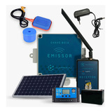 Chave Boia Sem Fio 5 Km kit Solar 2 Baterias 12v 7ah