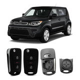 Chave Canivete Capa Carcaça Kia Soul 10 11 12 13 14 15 16 17