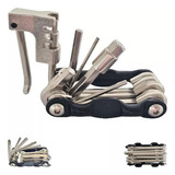 Chave Canivete Kit 12 Funções C Extrator De Corrente Bike