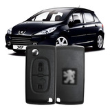 Chave Canivete Peugeot 307 308 Alarme Original