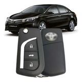 Chave Canivete Toyota Novo Corolla 2012 A 2016 3 Botões Oca