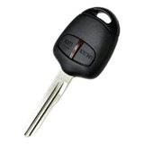Chave Completa Mitsubishi 2 Botões Lado Esquerdo