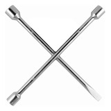 Chave Cruz Universal Roda Carro 3 Bocas 17x19x21 Mm Espátula