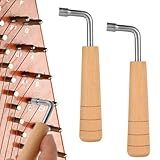 Chave De Afinação De Piano Kit Profissional De Afinação De Piano Martelo De Afinação Em Forma De L Chave De Afinação Harpa De Lira E Outros Pequenos Instrumentos De Cordas