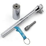 Chave De Boca Universal Grip Multiuso Com Catraca Chaveiro CBR03396 Commerce Brasil