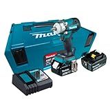 Chave De Impacto 1 2 2 Baterias 18V Bivolt Com Carregador E Maleta DTW300RTJ MAKITA