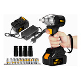 Chave De Impacto 20v 1 2 Bateria 2400rpm C 4 Soquetes