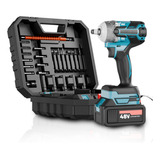 Chave De Impacto Parafusadeira Furadeira 02 Baterias 48v Com Maleta Epsilon Eps 5001