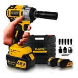 Chave De Impacto Parafusadeira Trocar Pneus De Carro 48v 1 2