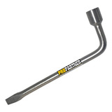 Chave De Roda 19mm Cromada Com Espátula Uno Palio Mobi Kwid