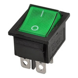 Chave Gangorra Kcd4 201 4t Liga desliga Verde 20 Peças