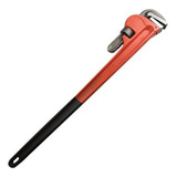 Chave Grifo Americana Cano 48 Polegada Heavy Duty Cor Vermelho