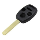 Chave Honda Civic Fit Cr v City Accord 3 Botões Panico