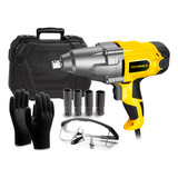 Chave Impacto Elétrica Reversível 1 2 Pol 900w Acessórios