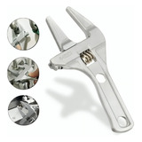 Chave Inglesa Boca Ajustável 68mm Chave Cano Pia Torneira Cor Cinza