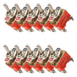 Chave Interruptor Alavanca Kn 1221 15a 250v On Off 10