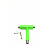 Chave Manutenção De Skate T Multifuncional Verde 