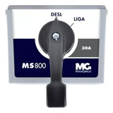 Chave Motor 2p Liga desliga 30a Monofasica Ms 830 Margirius Cor Cinza